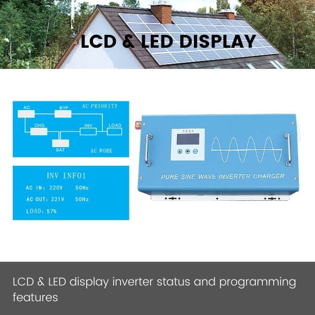 1KW Pure Sine Wave inverter chargers 1000W 12V 24V