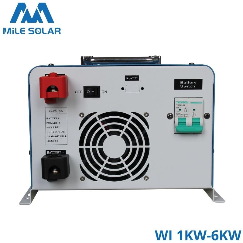 Wall mounted low frequency pure sine inverter charger 1KW -12KW WI Series