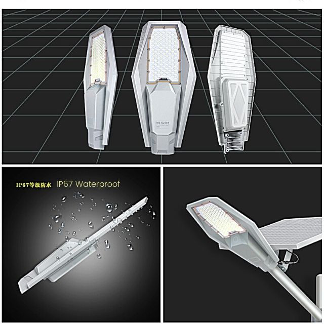 400W model LED solar street light outdoor with remote control