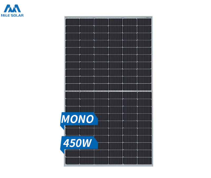 A grade half-cut mono PERC solar panel 430W 440W 450W with TUV for Europe