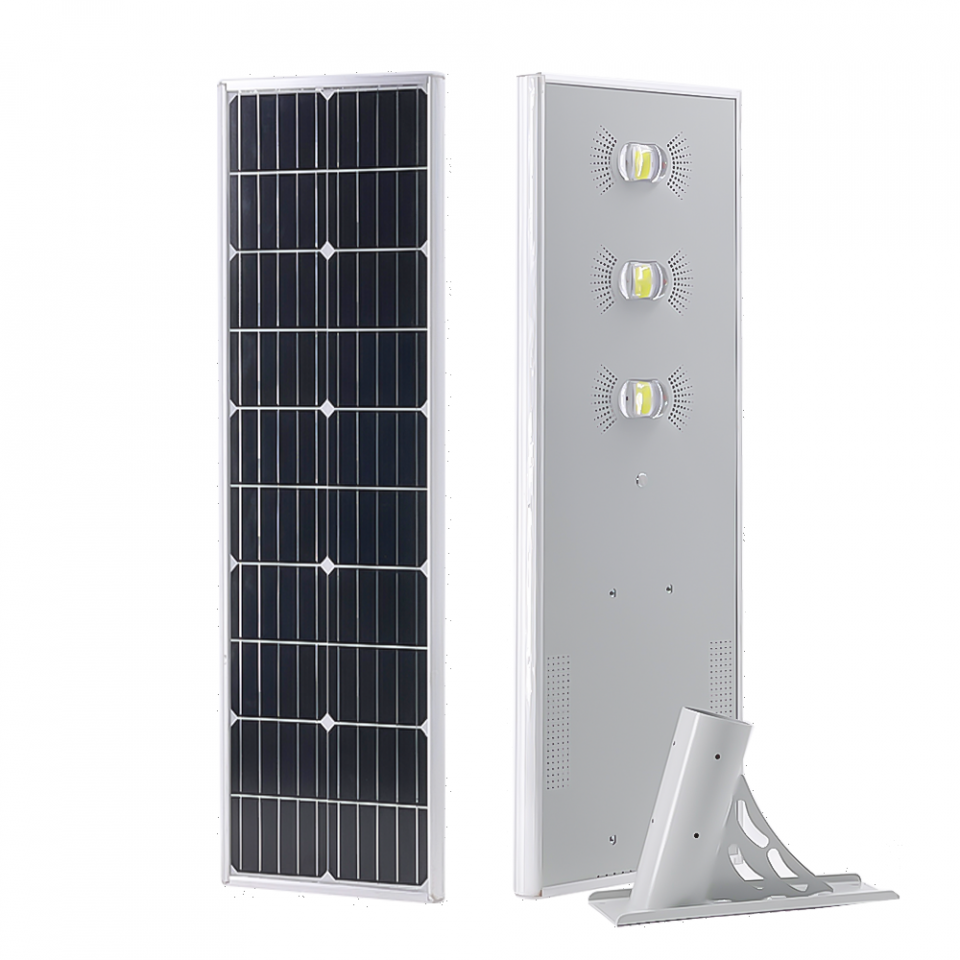 All-in-one solar street light with LiFePo4 battery 40W 60W