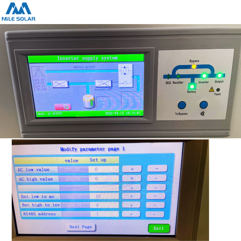 80KW 100KW 120KW 150KW 200KW 3 phase power inverter for off-grid solar power storage system